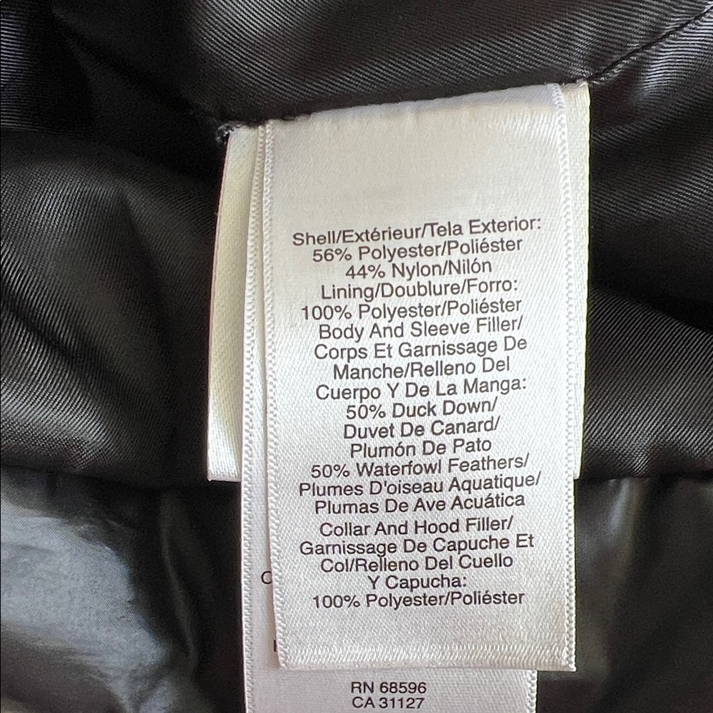 DKNY Women's Black Puffer Jacket SIZE XS - Picture 9 of 10